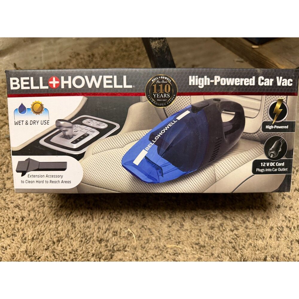 Bell + Howell High-Powered Car Vac